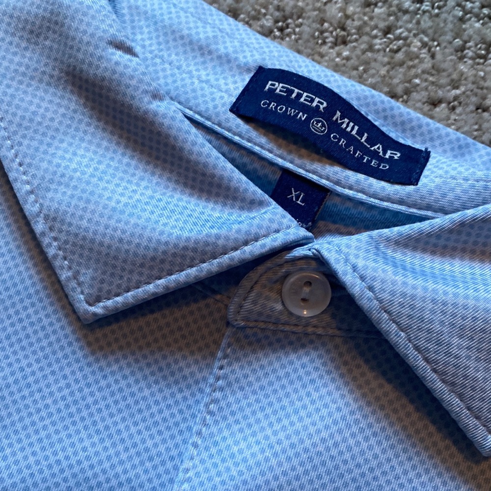 Peter Millar crown crafted polo, size XL